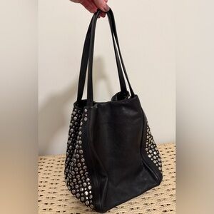 Stuart Weitzman “Armada Napa” Studded Leather handbag